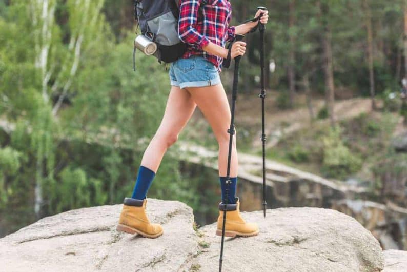 How to Size Trekking Poles? // How to Use a Hiking Pole Height Chart